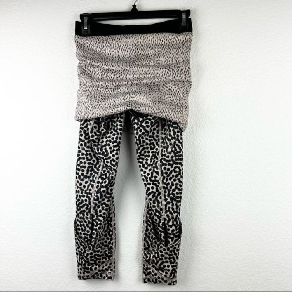 LULULEMON Rare Wunder Under Pant*SE Dance in Ace Spot/ Dottie Dash Grain Black